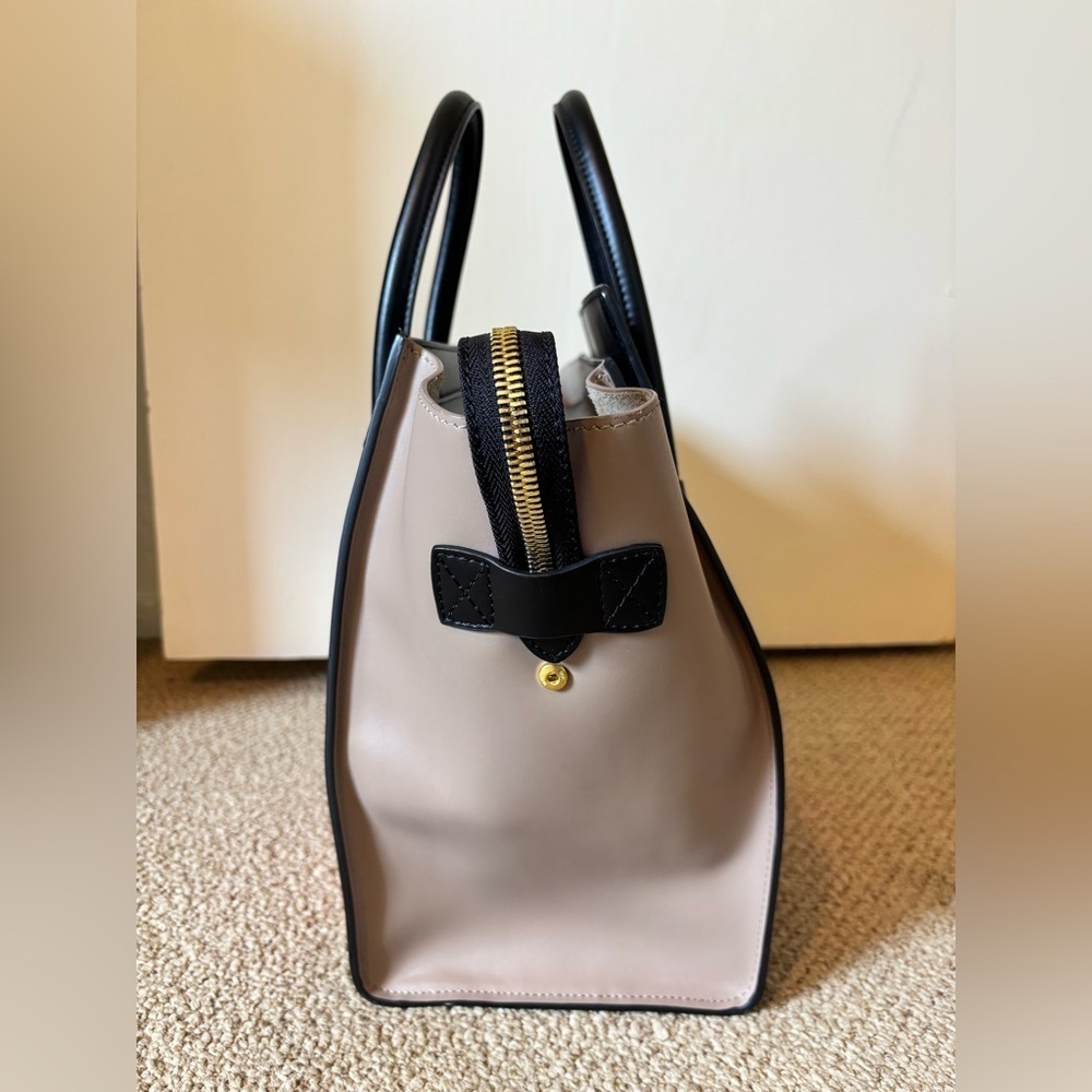 Celine Céline Mini Luggage Tri Colour Color Luggage Travel Leather Tote Bag - Picture 5 of 16